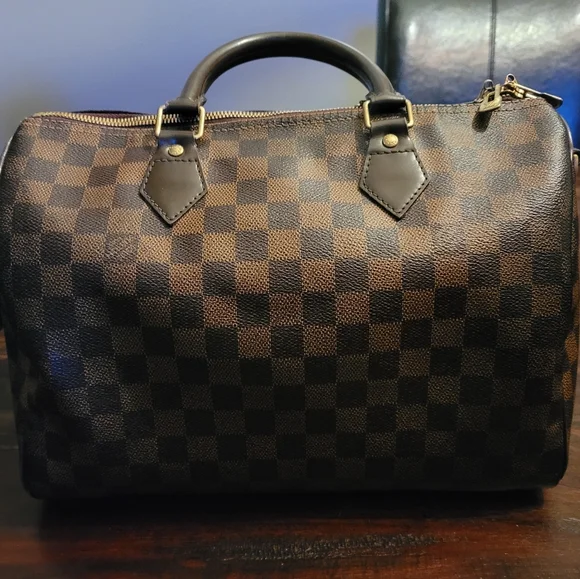Louis Vuitton Speedy 30 Bandoulière - Damier Ebene - Picture 2 of 12